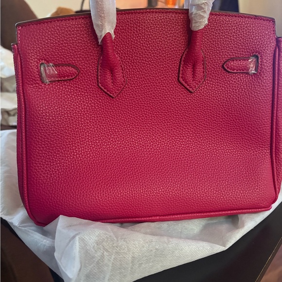 Vibrant Fuchsia Satchel Bag - Picture 2 of 12